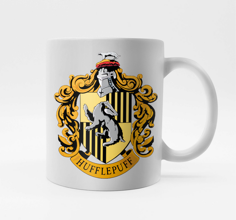 Caneca Harry Potter - Brasão da Lufa-Lufa