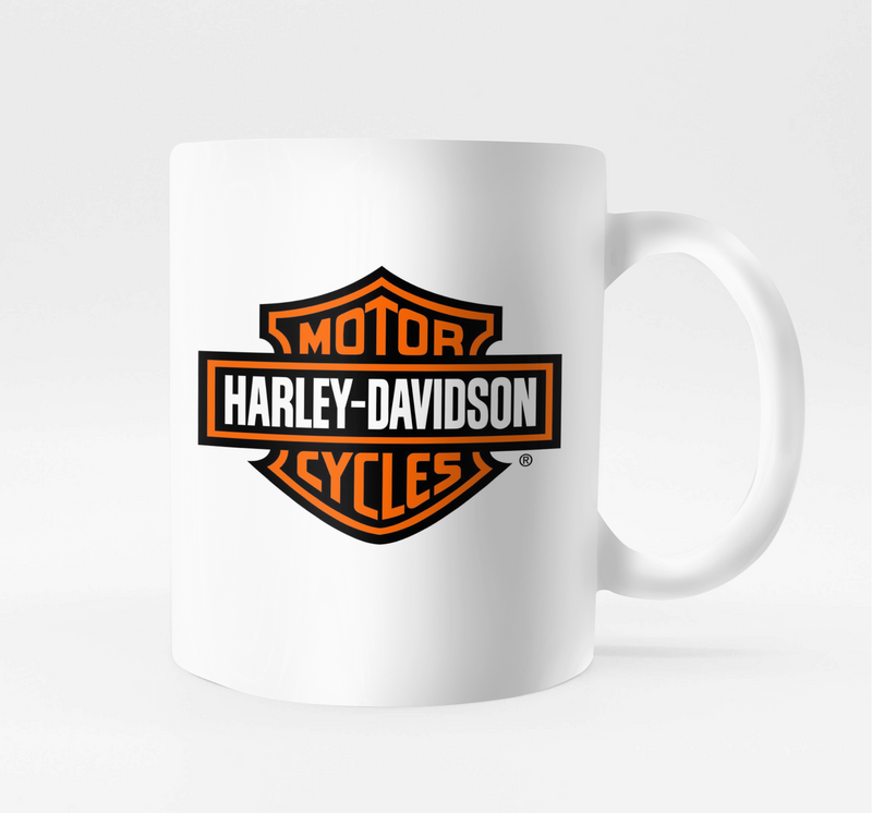 Caneca Harley Davidson Branca