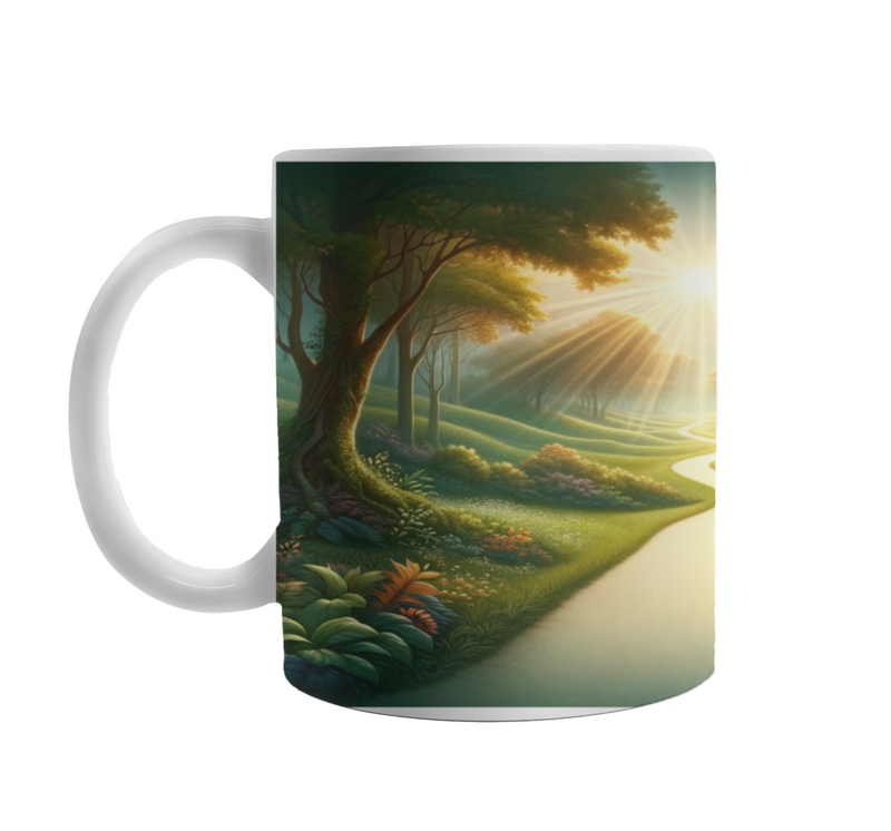 Caneca Salmos da Bíblia - 27:1 - O Senhor é minha luz e a minha salvação, a quem temerei?