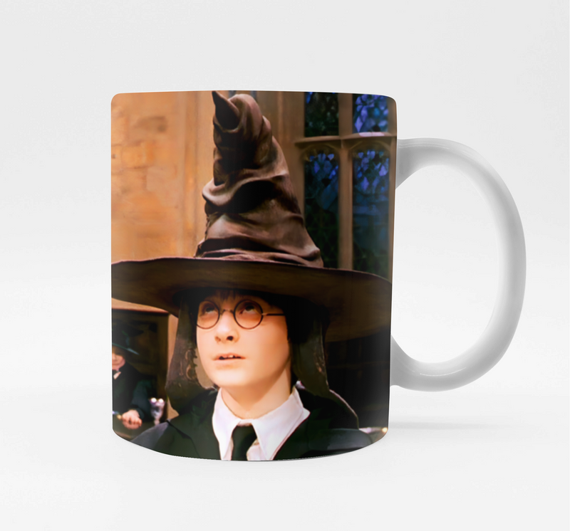 Caneca Harry Potter - Chapéu Seletor - Escolha da Casa de Harry